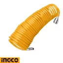 INGCO AH1151 pneumatikus spiráltömlő gyorscsatlakozóval, PU 5x8 mm - 15 m