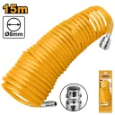 INGCO AH1151 pneumatikus spiráltömlő gyorscsatlakozóval, PU 5x8 mm - 15 m