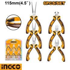 INGCO HMPS06115 mini fogó készlet 115 mm - 6 részes