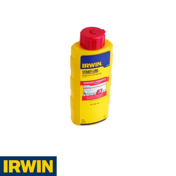 IRWIN 64902 tartós piros porfesték kicsapózsinórhoz, 227g (kültéri)