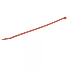 kábelkötegelő PA 6.6 piros 2,5x100 mm