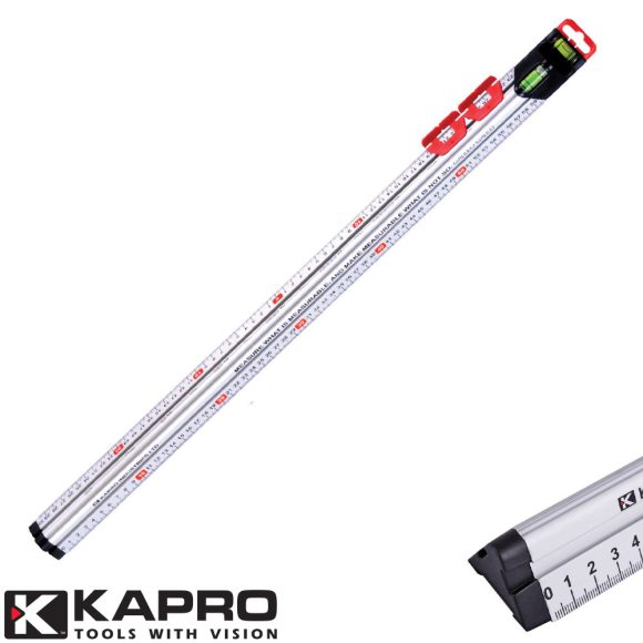 KAPRO 313 Measure Mate vonalzó háromszög profillal, 2 libella - 60 cm