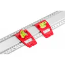 KAPRO 314-90 Set & Mach T-derékszög vonalzó fogantyúval, kiegészítőkkel, 2 libella - 120 cm