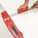 KAPRO 314-90 Set & Mach T-derékszög vonalzó fogantyúval, kiegészítőkkel, 2 libella - 120 cm