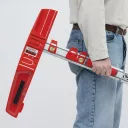 KAPRO 314-90 Set & Mach T-derékszög vonalzó fogantyúval, kiegészítőkkel, 2 libella - 120 cm