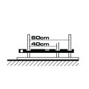 KAPRO 773 B gipszkartonos vízmérték, 2 libella, mágneses - 90 cm