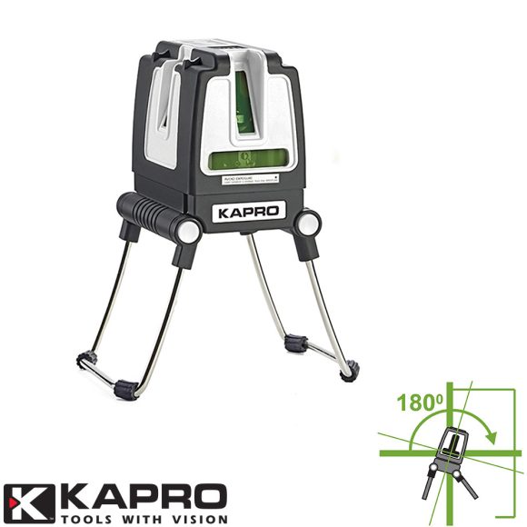 KAPRO 873G Prolaser Vector zöld keresztlézer 30/60 m (önbeálló)