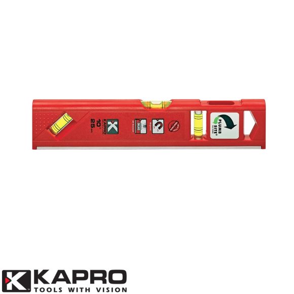 KAPRO 929 Toolbox vízmérték, 3 libella - 25 cm (mágneses)