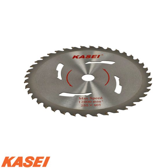 KASEI 2320118903 kör vágótárcsa, vidia fogak 255x25,4mm - 40T