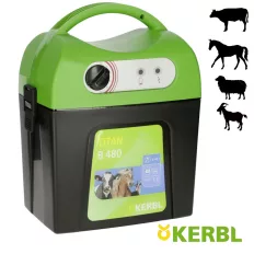   Kerbl 392504 TITAN B 480 villanypásztor készülék, 9 V / 12 V, 0.48 J (10000 V)