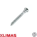 Klimas WKLC-50035-B erősített csavar sarokvashoz - 5x35 (TX, horganyzott)