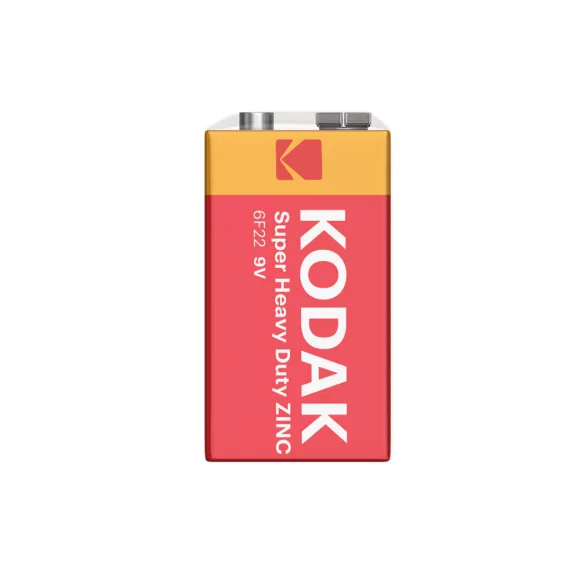 KODAK Super Heavy Duty Zinc féltartós elem 9V