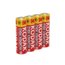 KODAK Super Heavy Duty Zinc féltartós ceruzaelem AA (1,5V) - 4 darab