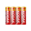 KODAK Super Heavy Duty Zinc féltartós ceruzaelem AA (1,5V) - 4 darab