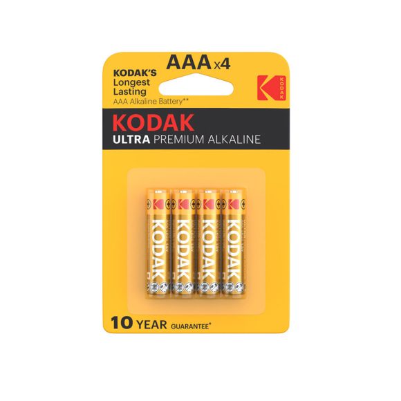 KODAK Ultra Premium alkáli mikro ceruzaelem AAA (1,5V) - 4 darab