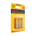 KODAK Ultra Premium alkáli mikro ceruzaelem AAA (1,5V) - 4 darab