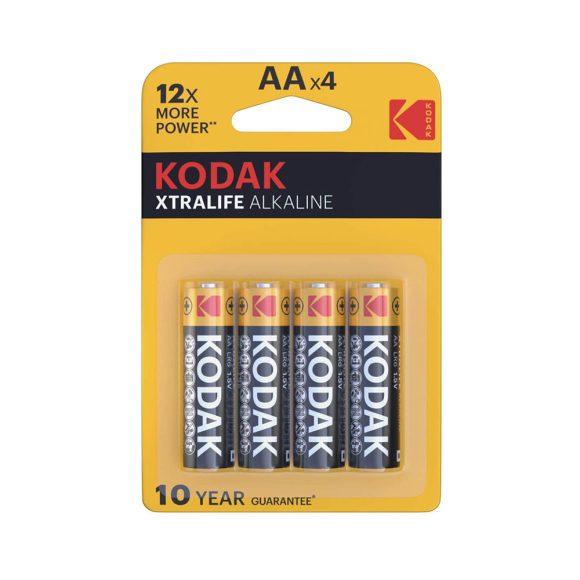 KODAK Xtralife alkáli ceruzaelem AA (1,5V) - 4 darab