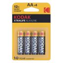 KODAK Xtralife alkáli ceruzaelem AA (1,5V) - 4 darab