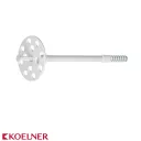Koelner KI-200 szigetelésrögzítő dűbel, műanyag szeggel - 10x200 mm