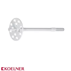   Koelner KI-070 szigetelésrögzítő dűbel, műanyag szeggel - 10x70 mm