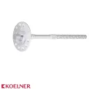 Koelner KI-120N szigetelésrögzítő dübel, acél szeg - 10x120 mm (hosszú expanziós zóna)