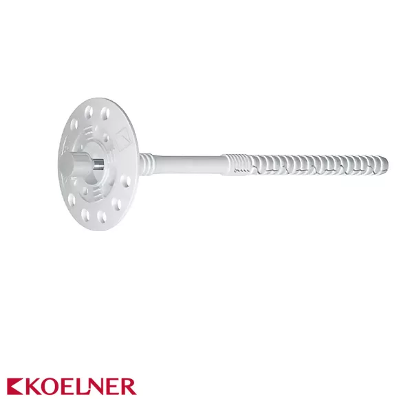 Koelner KI-120N szigetelésrögzítő dübel, acél szeg - 10x120 mm (hosszú expanziós zóna)