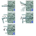 KOELNER KT-08065 feszítőhüvelyes alapcsavar anyával - 8x65/15 mm