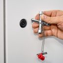 Knipex 00 11 03 kapcsolószekrény kulcs (használatos szekrényekhez és elzáró rendszerekhez)