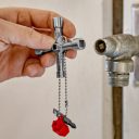 Knipex 00 11 03 kapcsolószekrény kulcs (használatos szekrényekhez és elzáró rendszerekhez)