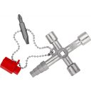 Knipex 00 11 04 Profi-Key kulcs elzáró rendszerekhez