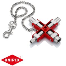   Knipex 00 11 06 Univerzális kulcs (használatos szekrényekhez és elzáró rendszerekhez)