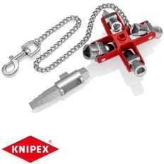   Knipex 00 11 06 V01 Univerzális épírőipari kulcs (használatos szekrényekhez és elzáró rendszerekhez)