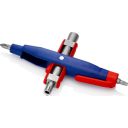 Knipex 00 11 07 csapos kapcsolószekrény kulcs (használatos szekrényekhez és elzáró rendszerekhez)