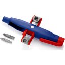 Knipex 00 11 07 csapos kapcsolószekrény kulcs (használatos szekrényekhez és elzáró rendszerekhez)