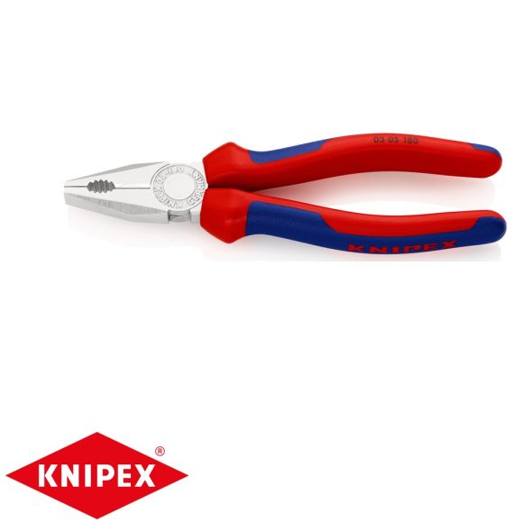 Knipex 03 05 180 kombinált fogó (krómozott, 180 mm)