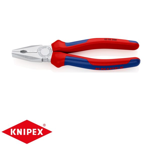 Knipex 03 05 200 kombinált fogó (krómozott, 200 mm)