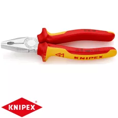 Knipex 03 06 180 kombinált fogó (VDE, 180 mm)