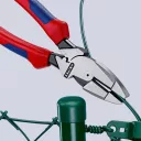 Knipex 09 12 240 erő kombinált fogó ("Lineman's Pliers" Amerikai modell, 240 mm)