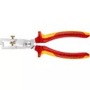 Knipex 13 66 180 Strix huzalcsupaszító fogó kábelvágóval (VDE, 180 mm)