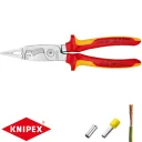 Knipex 13 86 200 elektromos szerelő fogó (VDE, 200 mm)