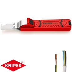   Knipex 16 20 165 kábelcsupaszító kábelkéssel (Ø 8-28 mm)(165 mm)