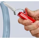 Knipex 16 20 165 kábelcsupaszító kábelkéssel (Ø 8-28 mm)(165 mm)