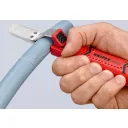 Knipex 16 20 165 kábelcsupaszító kábelkéssel (Ø 8-28 mm)(165 mm)