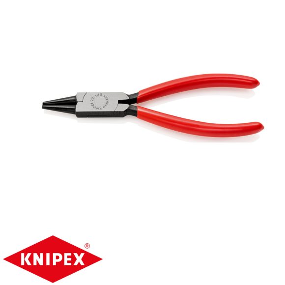 Knipex 22 01 160 kerek csőrű fogó (160 mm)