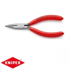   Knipex 25 01 125 félkerek csőrű fogó vágóéllel (125 mm)