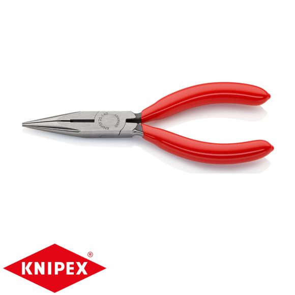 Knipex 25 01 140 félkerek csőrű fogó vágóéllel (140 mm)