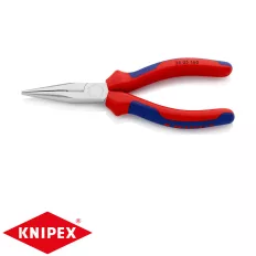   Knipex 25 05 160 félkerek csőrű fogó vágóéllel (krómozott, 160 mm)