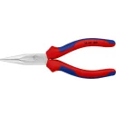 Knipex 25 05 160 félkerek csőrű fogó vágóéllel (krómozott, 160 mm)