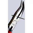 Knipex 25 21 160 hajlított félkerek csőrű fogó vágóéllel (160 mm)