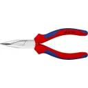 Knipex 25 25 160 hajlított félkerek csőrű fogó vágóéllel (krómozott, 160 mm)